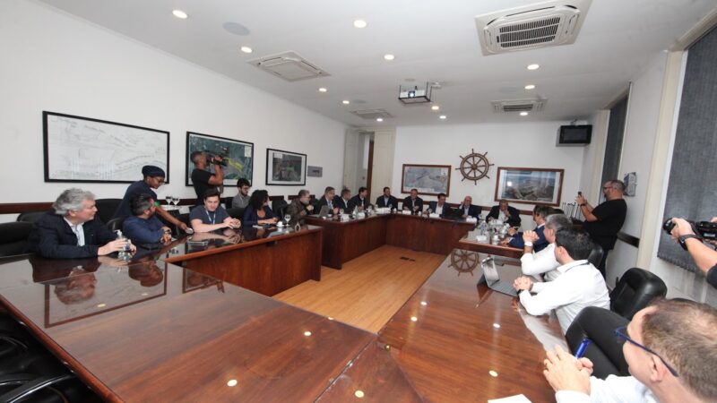 Reunião de alinhamento discute futuras obras do Túnel Santos-Guarujá